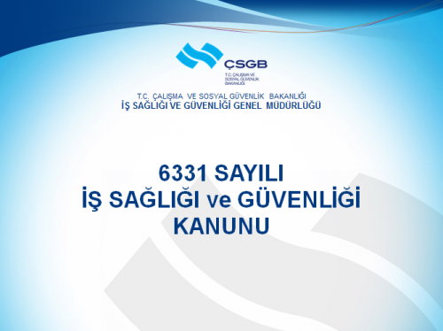 6331 Sayılı İSG Kanunu